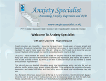 Tablet Screenshot of anxietyspecialist.co.uk